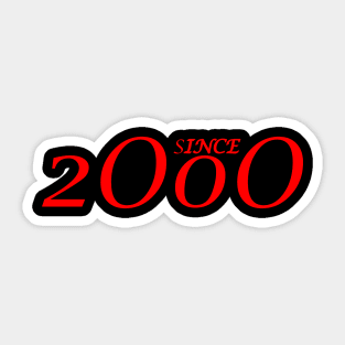 2000 Sticker